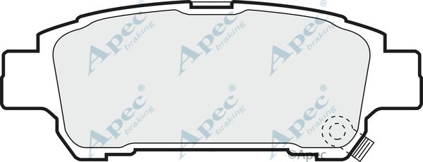 APEC BRAKING Piduriklotsi komplekt,ketaspidur PAD1238